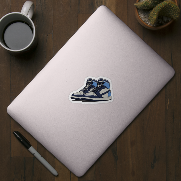 Retro Basketball Sneakers by HSDESIGNS